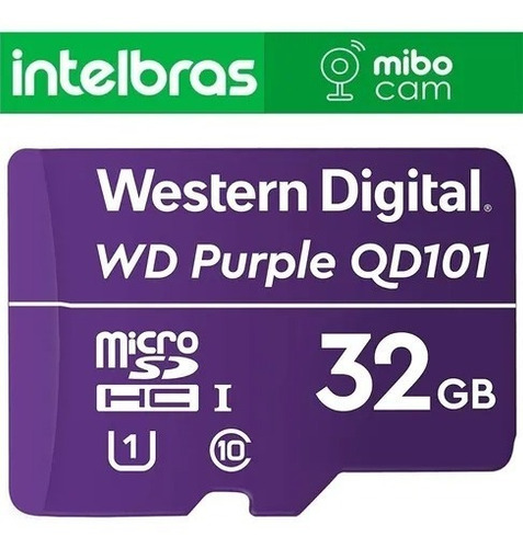 Imagem 4 de 6 de Cartão Micro Sd 32gb 16tbw Intelbras Câmeras Ip Allo Mibo