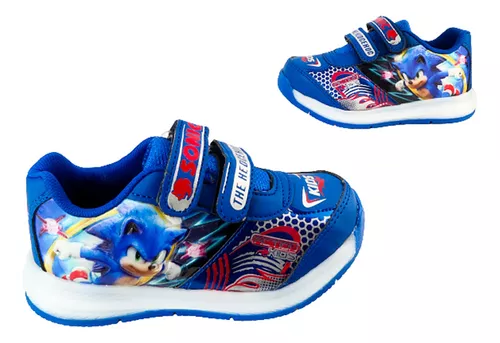 Tenis Niño Sonic Luces Led The Hedgehog Juego 770-rs 12-21.5