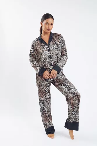 Sandalias exposición Inclinado Pijama Saten Mujer | MercadoLibre 📦