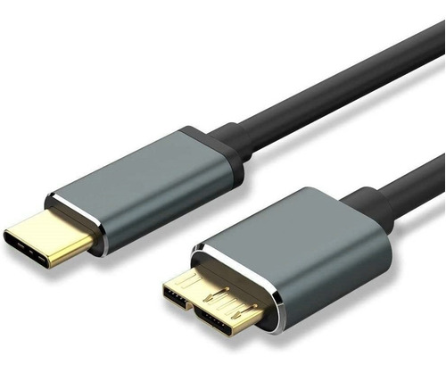 Cable Datos Usb C 3.0 - Usb Micro B Disco Duro Hdd / Ssd 2m