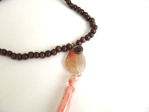Imagen 5 de 8 de Japa Mala Meditación Kit Rosario Tibetano + Salvia + Vela