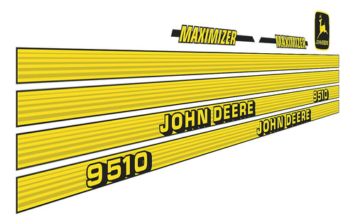 Calcos Cosechadora John Deere 9510 9610 Maximizer