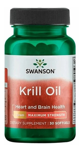 Krill Oil 100% Pure Aceite Krill 30cap 1000mg