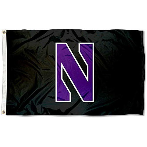 Northwestern Wildcats Black Flag