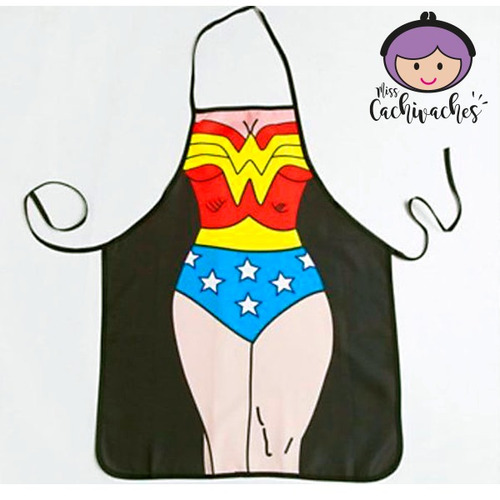 Mandil De Cocina Mujer Maravilla / Comics / Superheroes
