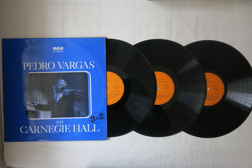 Vinyl Vinilo Lp Acetato Pedro Vargas En Carnegie Hall Album