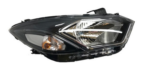 Farol Cromado Direito Com Led Original Onix Chevrolet