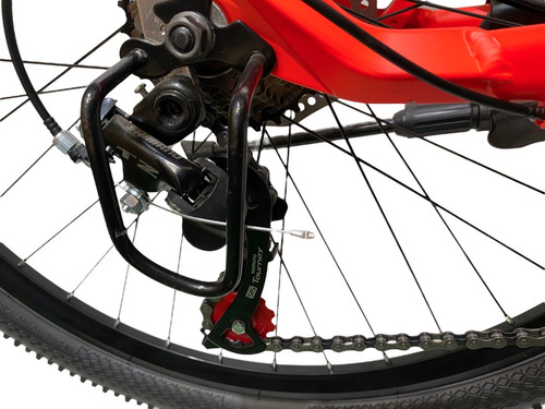 Imagen 9 de 10 de Bicicleta Naranja Aluminio Mtb Aro 27,5 Pegaso Bike