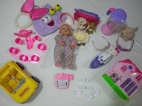 Paquete Juguetes Para Niña, Muñeca, Accesorios, Etc.