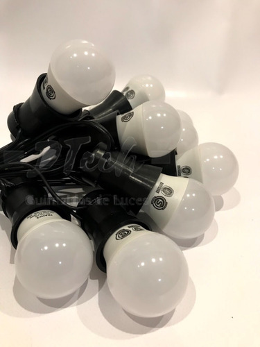 Imagen 3 de 7 de 10 Lámparas Led Gota Opal E27 3w Luz Cálida O Fría Guirnalda