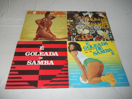 Lp Vinil - É Goleada De Samba - 4 Discos