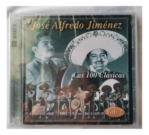 Jose Alfredo Jiménez Las 100 Clásicas Vol.2 Cd Original 