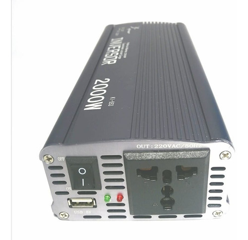 Inversor de tensão 12v Modified Wave 2000 Watts/Souless