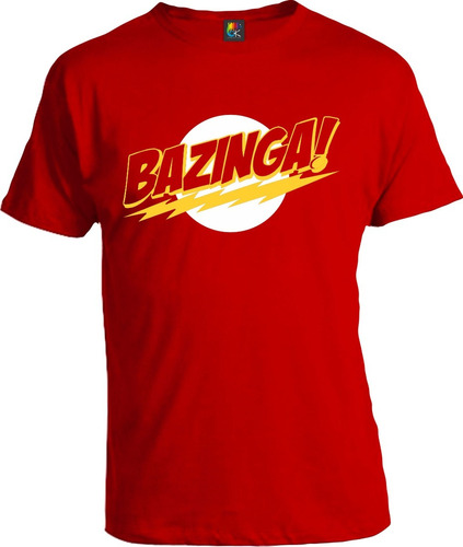 Remera Personalizada Diseño - The Big Bang Theory Bazinga 3