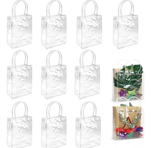 Bolsas De Regalo De Recuerdo De Pvc Transparente De 40 Pieza