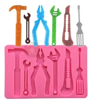Comprar Molde Silicona Herramientas Construccion Fondant Porcelana