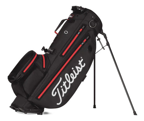 Bolsa Golf Titleist Players 4 Plus Stadry - Negro/negro/rojo