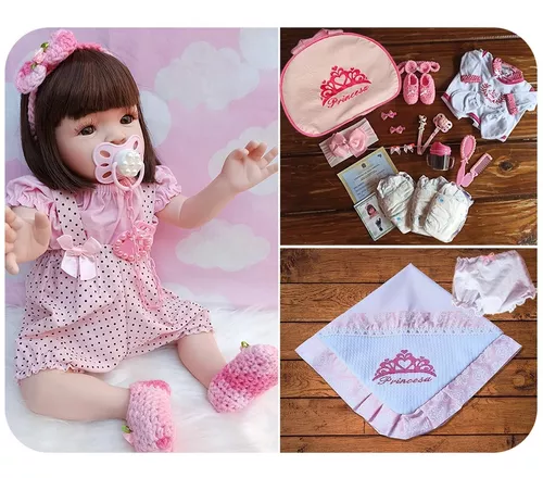 Bebê Reborn Original Brinquedo Menina Promoção Pronta Entreg