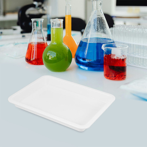 Bandejas De Laboratorio De Plástico Para Servir, 4 Unidades,