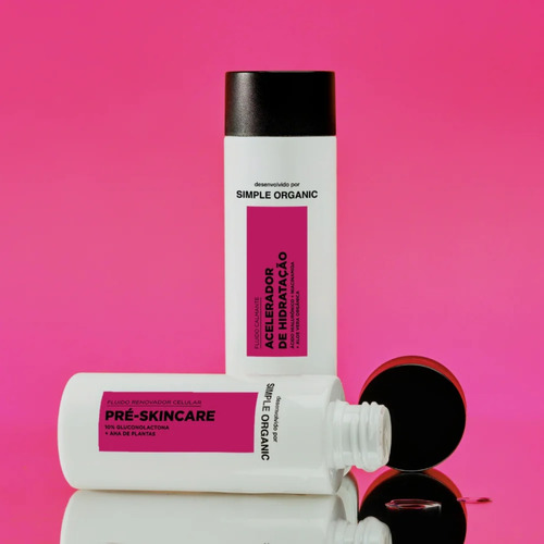 Fluido Renovador Celular Pre Skincare Simple Organic 120ml