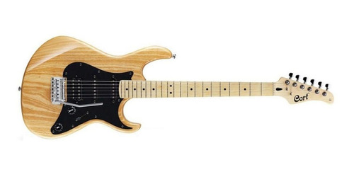 Imagen 2 de 2 de Guitarra eléctrica Cort G Series G200DX double-cutaway de fresno bright natural con diapasón de arce