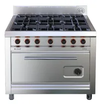 Comprar Cocina Industrial Morelli Mr Cheff 1100 - 6 Hornallas Color Acero