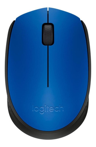Mouse Inalámbrico Logitech M170 Usb Color Azul/negro