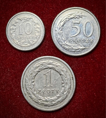 Lote X3 Monedas Polonia Zlotych Oferta