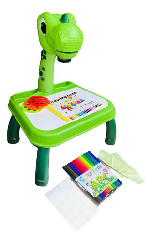 Mesa De Dibujo Para Niños Con Proyector Verde