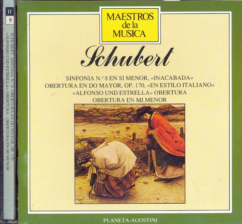 Cd Schubert - Maestros De La Música 