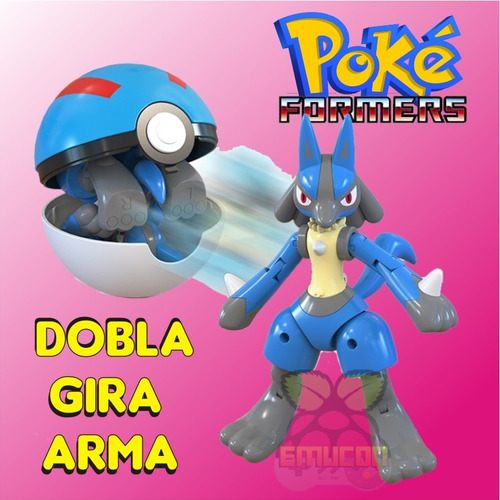 Figura Pokemon Lucario + Pokeball Nuevo Nintendo Anime Gamer