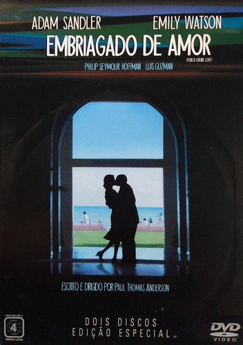 Embriagado De Amor Dvd Adam Sandler Emily Watson Anderson (Usado)