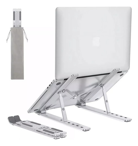 Soporte Ergonomico Plegable Para Notebook Aluminio Segun Stock