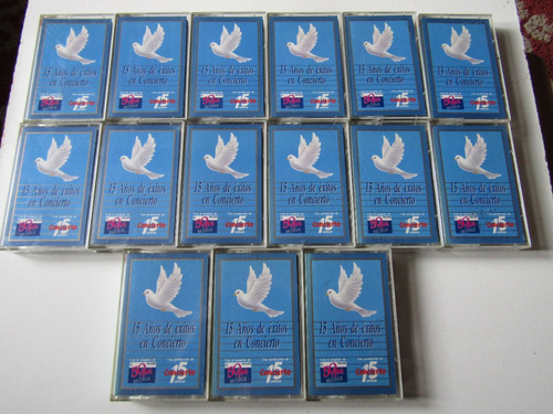 15 Cassette 15 Años De Exitos En Concierto 1987 Philips