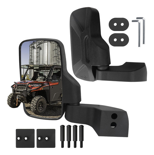 Espejo Lateral Montado Puerta Vision Utv Para Polaris Ranger