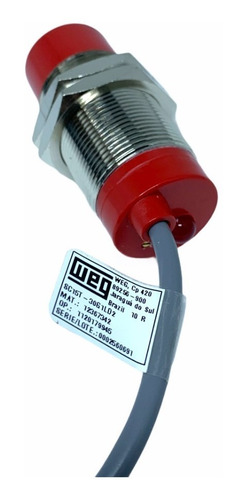 Sensor Capacitivo Weg M30 Npn 15mm 24vcc Na+nf Sc15t-30g1ld2