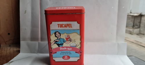 Lata Vintage Coleccion Arroz Tucapel.