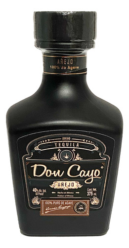 Tequila Don Cayo Añejo Black 375 Ml