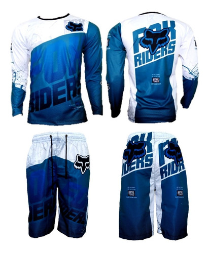 Imagen 2 de 9 de Uniforme Mtb Fox Ciclismo Jersey+pantaloneta/enduro/downhill