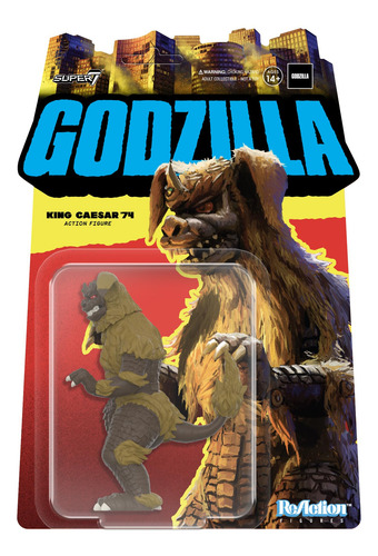 Figura De Acción Super7 Toho Reaction King Caesar 9,5 Cm
