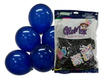 Comprar Globos Glomex #12 C\u002F100 Colores A Color Zafiro Cristal Trendy Glomex 12 Estandar