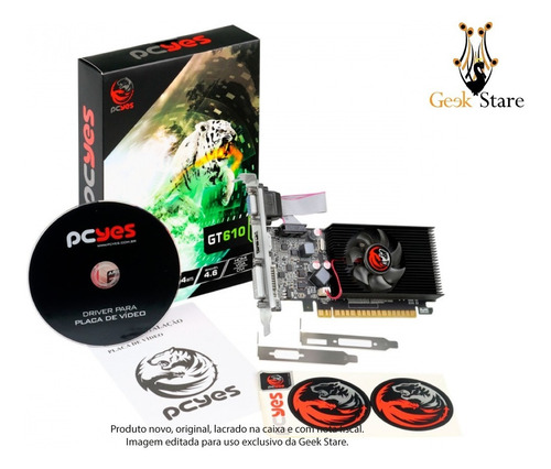 Imagem 8 de 9 de Placa De Video Nvidia Gt610 2gb Gddr3 64 Bits Pcyes