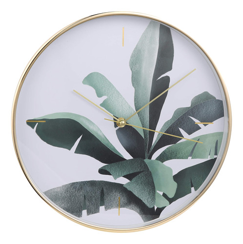 Kiera Grace Hays Modern Tropical - Reloj De Pared, 12 Pulgad