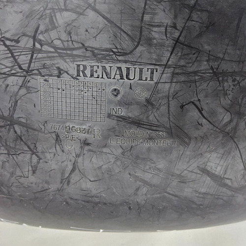 Guardaplast Trasero Izquierdo Renault Fluence