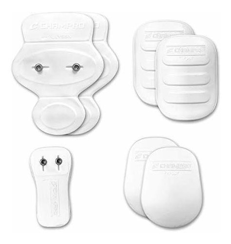 Champro Ultra Light Slide Snaps Pad Set, 7 Piezas