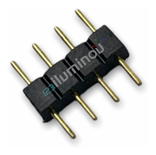 2 Conectores Emenda 4 Pinos Fita Led Rgb 3528 5050