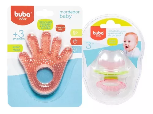 Mordedor Para Bebê Alivio Dor Dentinhos De Agua Gelado