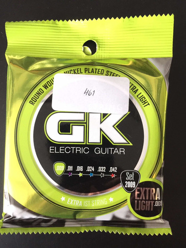 Encordado De Guitarra Electrica Gk 09