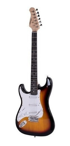 Guitarra Electrica Parquer Stratocaster Zurdo Sunburst Cuota