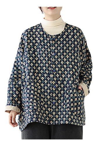 Chaqueta Holgada De Algodón Con Capucha Para Mujer Y Abrigo